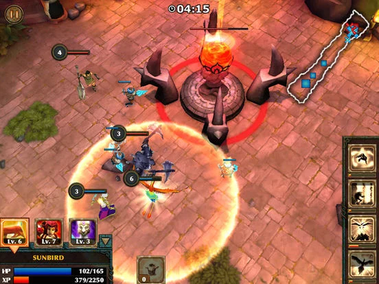 Изображение игры: Legendary Heroes - offline MOBA