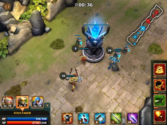 Изображение игры: Legendary Heroes - offline MOBA