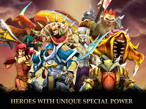 Изображение игры: Legendary Heroes - offline MOBA