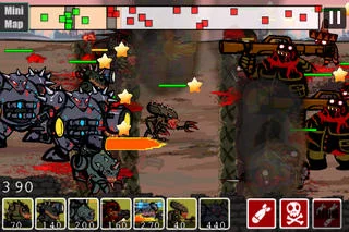 Изображение игры: 2012 Zombies vs Aliens