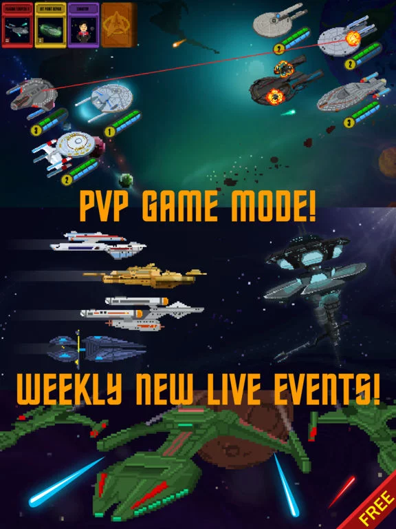Изображение игры: Star Trek Trexels