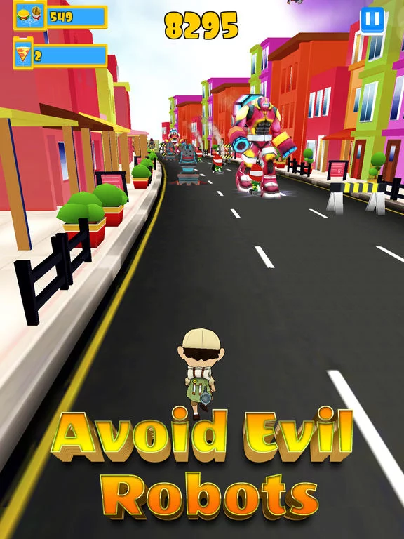 Изображение игры: Robot Clash Run - Fun Endless Runner Arcade Game!