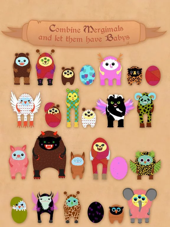 Изображение игры: Mergimals