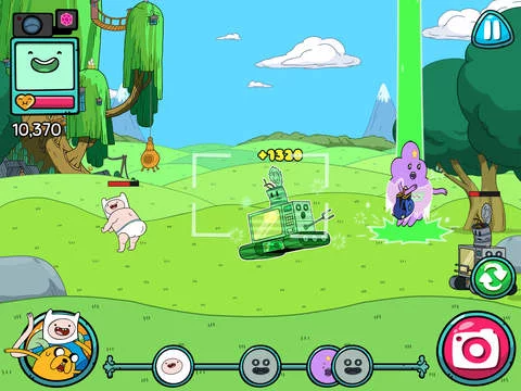 Изображение игры: BMO Snaps - Adventure Time Photo Game