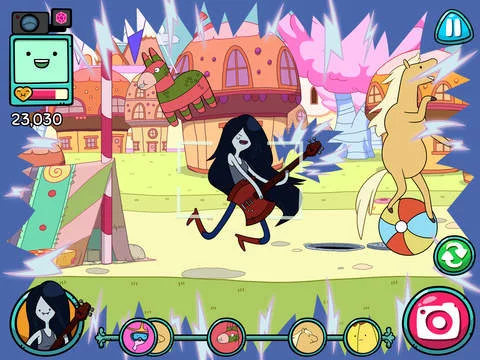 Изображение игры: BMO Snaps - Adventure Time Photo Game