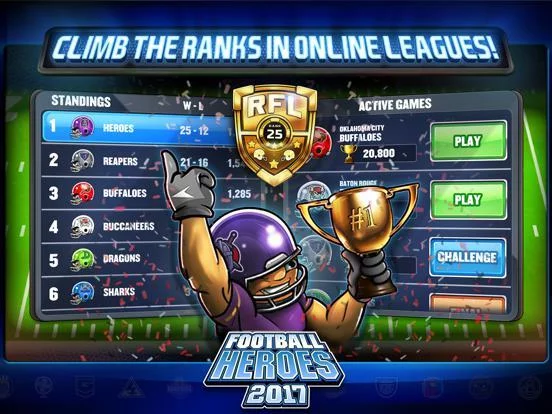 Изображение игры: Football Heroes 2015