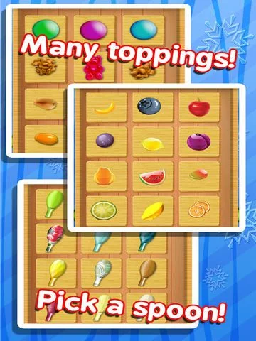 Изображение игры: Awesome Snow Cone Frozen Ice Food Dessert Maker