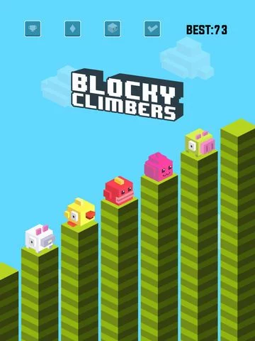Изображение игры: Blocky Climbers