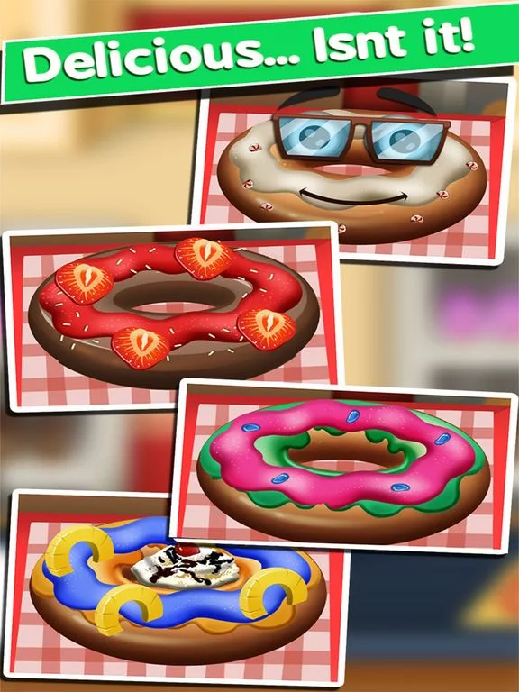 Изображение игры: Awesome Donut Ice Cream Cake Breakfast Shop Maker