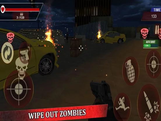 Изображение игры: Zombie Battle: Survival Shooti