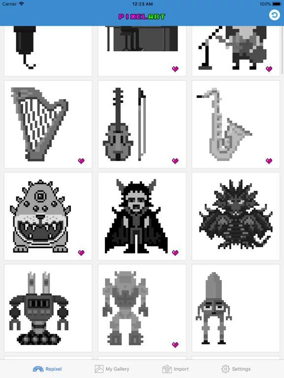 Изображение игры: Pixel Art - Tap Number Picture