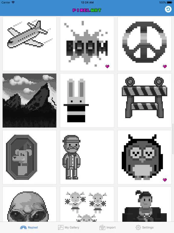 Изображение игры: Pixel Art - Tap Number Picture