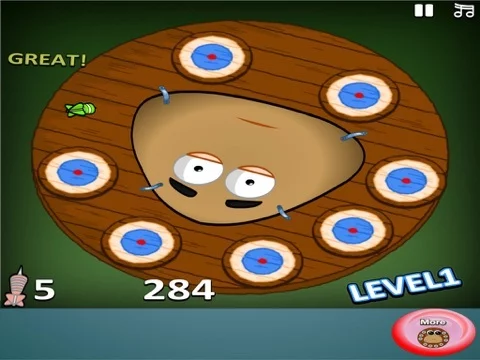 Изображение игры: Potato Dart