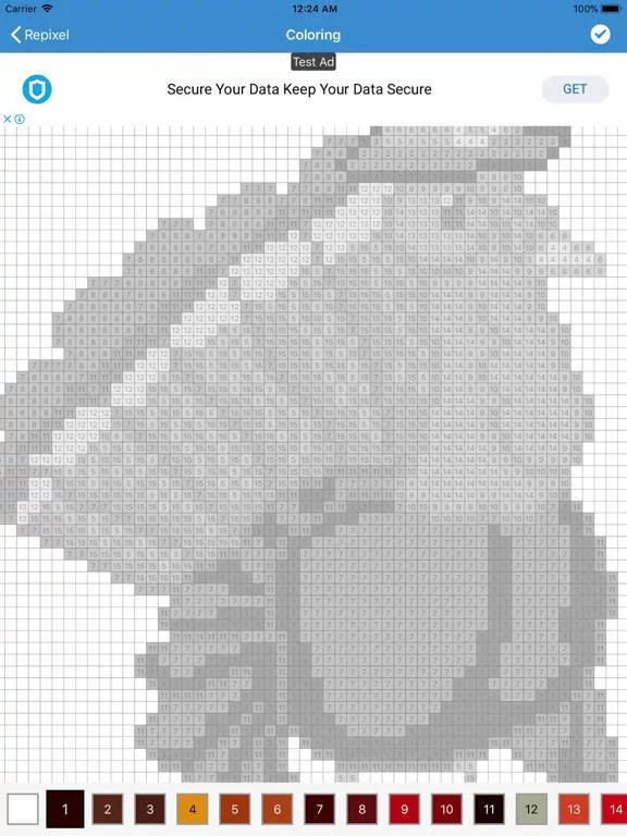 Изображение игры: Pixel Art - Tap Number Picture