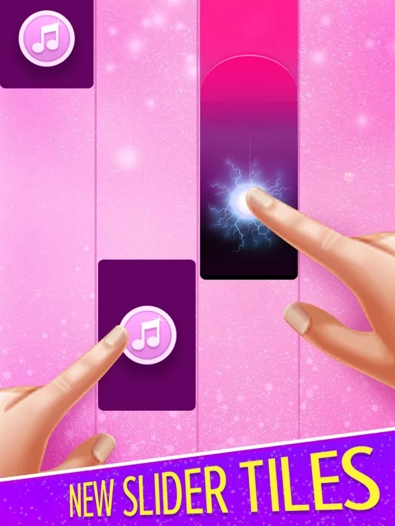 Изображение игры: Glitter Piano Tiles Magic
