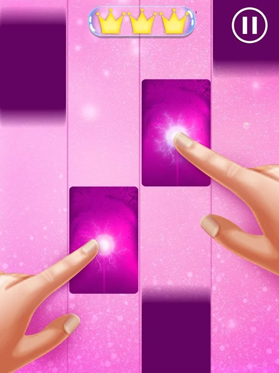 Изображение игры: Glitter Piano Tiles Magic