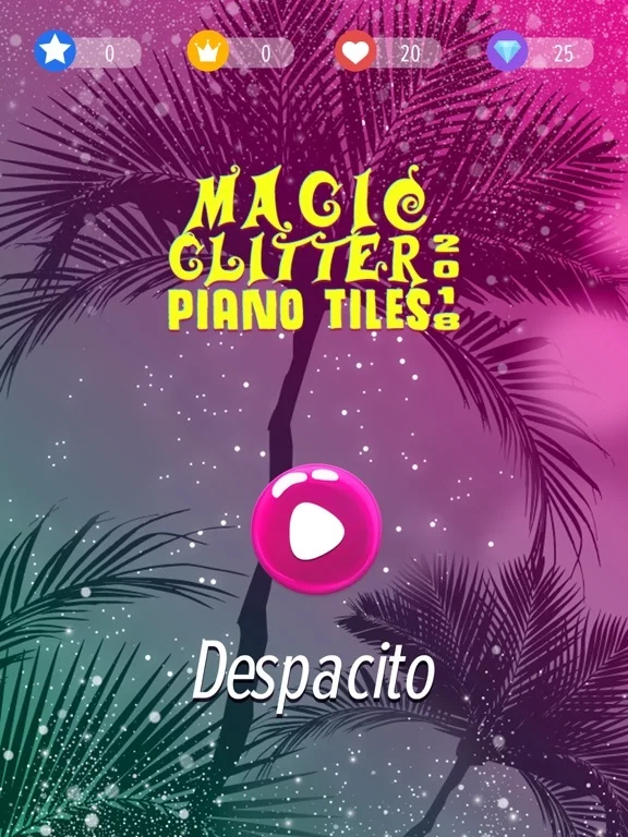 Изображение игры: Glitter Piano Tiles Magic