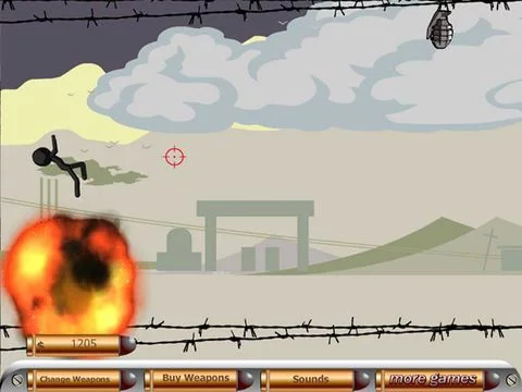 Изображение игры: Kill the Stickman