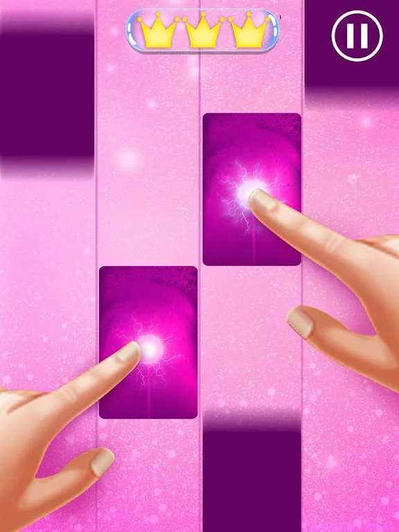 Изображение игры: Glitter Piano Tiles Magic