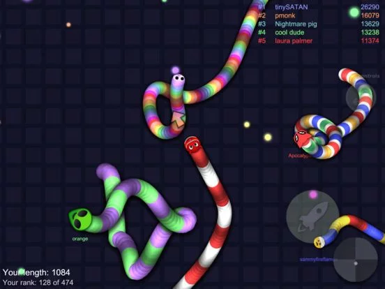 Изображение игры: wormy.io