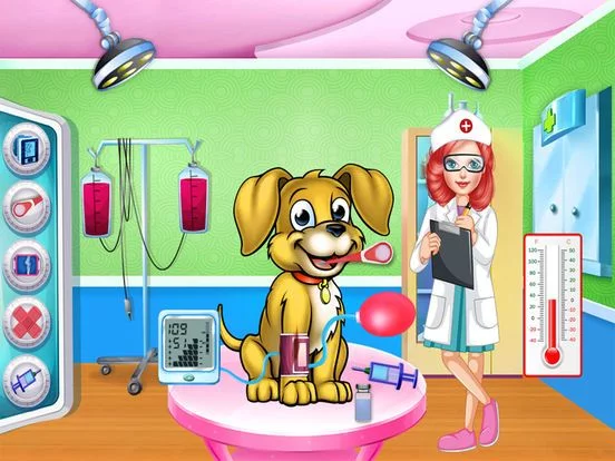 Изображение игры: Fluffy Pets Vet Doctor Care 2