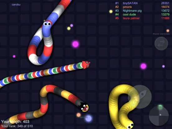 Изображение игры: wormy.io