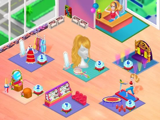 Изображение игры: Fitness Gym Workout for Girls