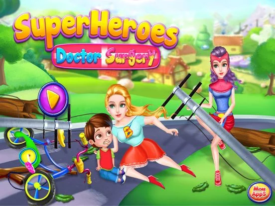 Изображение игры: Superheroes Doctor Surgery