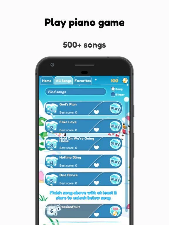 Изображение игры: Gods Plan Dancing Line Piano