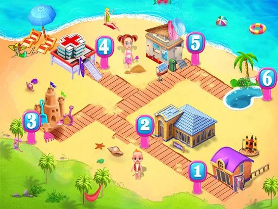 Изображение игры: Summer Beach Family Holidays