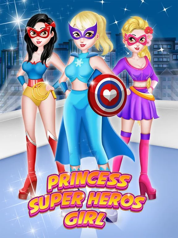 Изображение игры: The Princess Superhero Girls