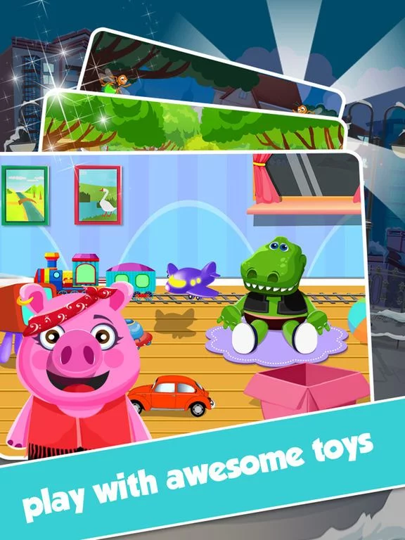 Изображение игры: Panda & Friends Adventure 2.0