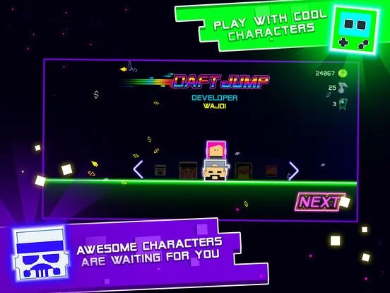 Изображение игры: Daft Jump!