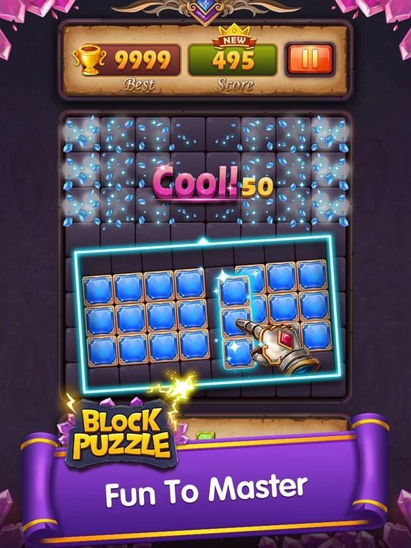 Изображение игры: Block Puzzle Jewel Blast