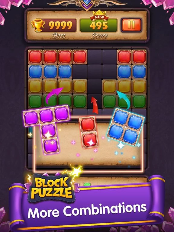 Изображение игры: Block Puzzle Jewel Blast