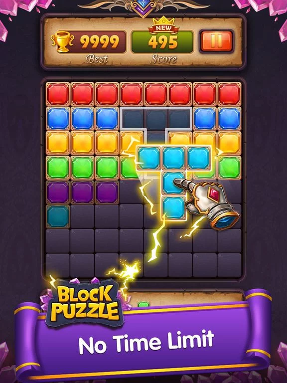 Изображение игры: Block Puzzle Jewel Blast
