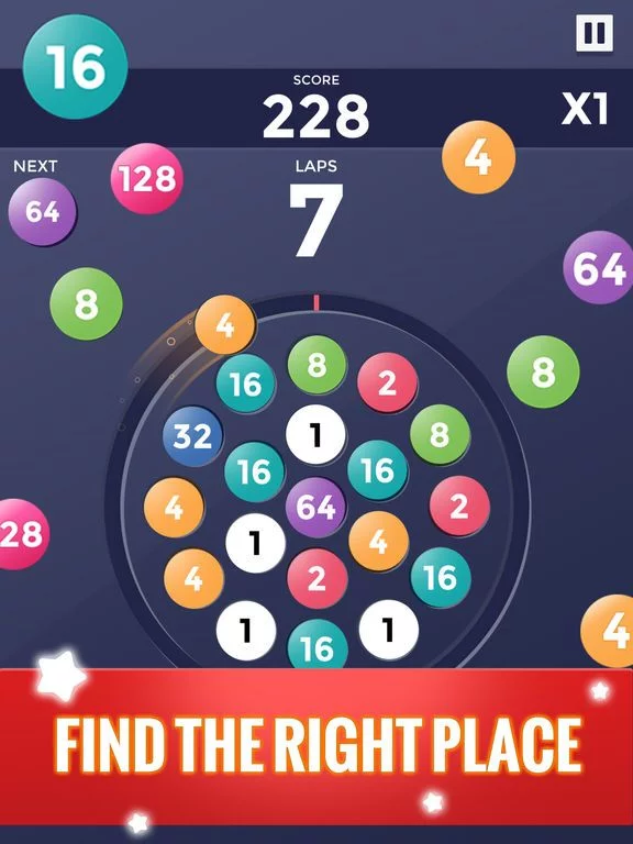 Изображение игры: 2048 Roller