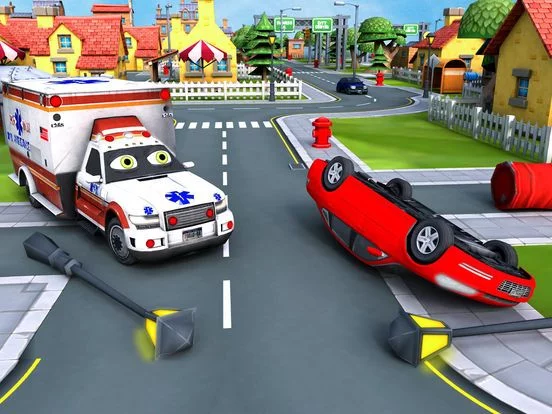 Изображение игры: Kids Ambulance Driving Simulator