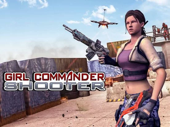 Изображение игры: Girl Commander Shooter games