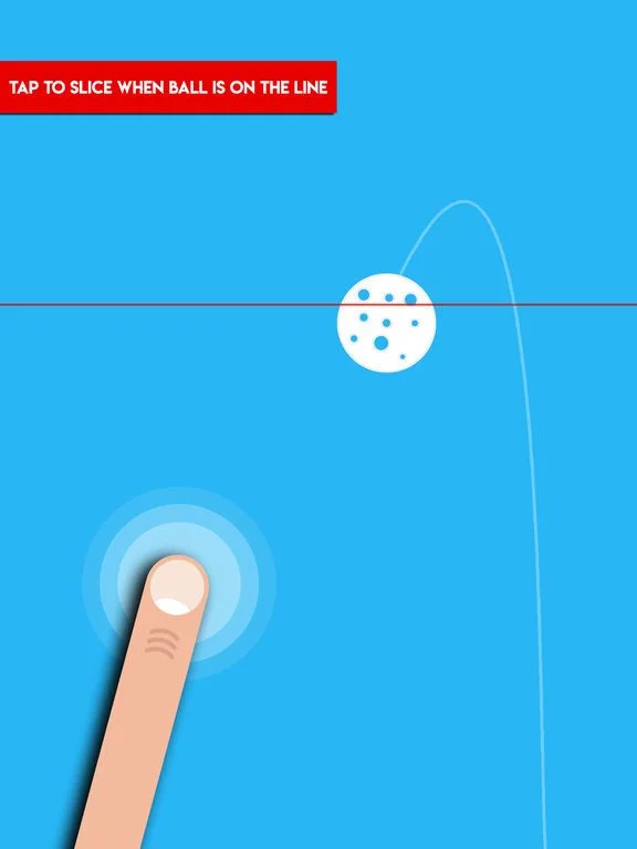 Изображение игры: Slicing Ballz - Blocks vs Balls