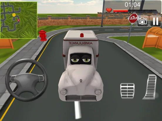 Изображение игры: Kids Ambulance Driving Simulator