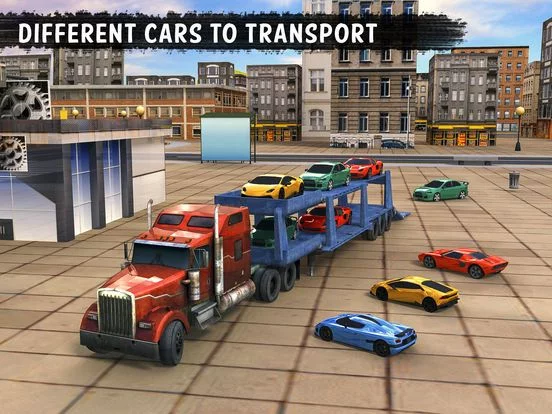 Изображение игры: Car Transporter Big Truck Game