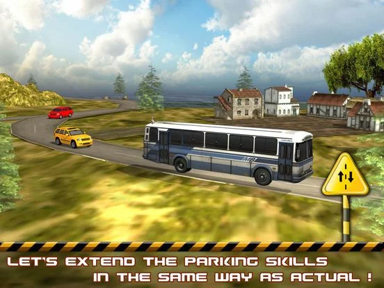 Изображение игры: Tourister Bus driver 3D Parking: hill city