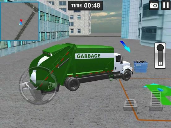 Изображение игры: City Cleaner Garbage truck simulation