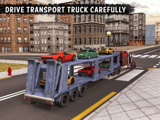 Изображение игры: Car Transporter Big Truck Game