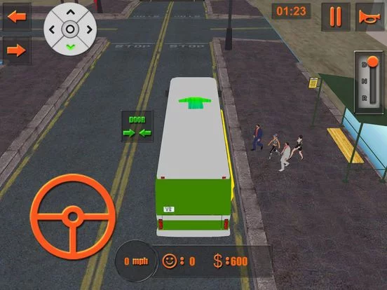 Изображение игры: City Bus New york Driving Simulator