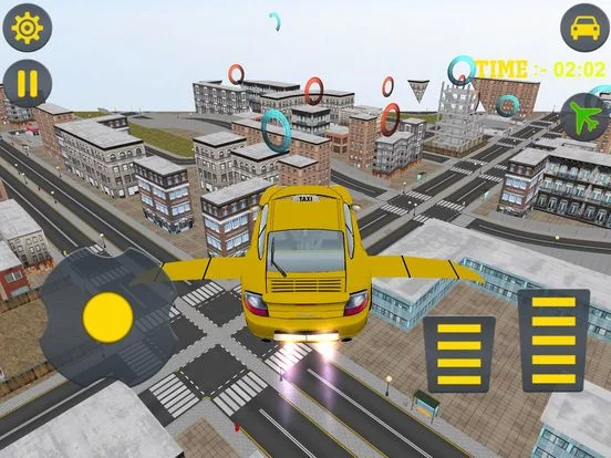 Изображение игры: Taxi Car Flying Simulator