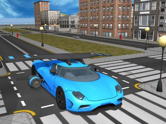 Изображение игры: Flying Vehicle Driver Simulator 3d
