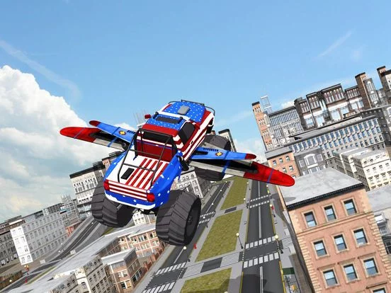 Изображение игры: Flying Monster Truck 3d Simulator