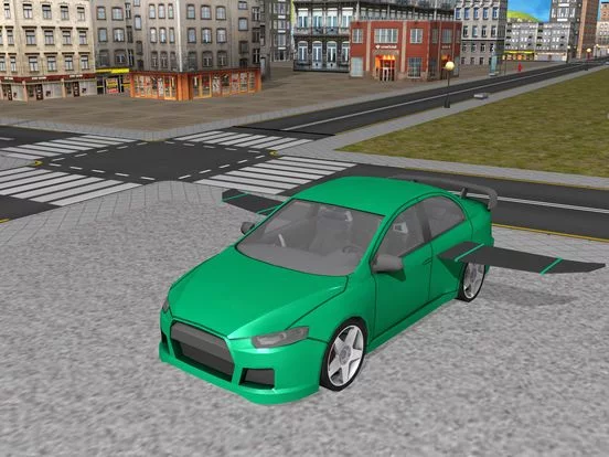 Изображение игры: Flying Vehicle Driver Simulator 3d